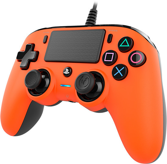 Nacon Wired Compact Controller, oranžový (PS4)_642762594