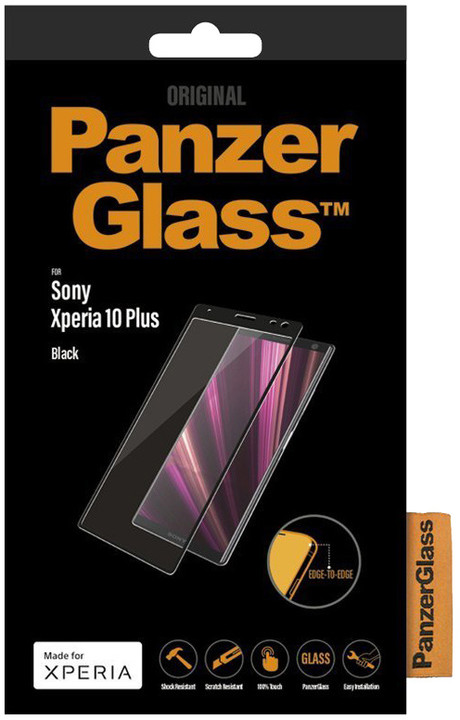 PanzerGlass Edge-to-Edge pro Sony Xperia 10 plus, černá_1918910914