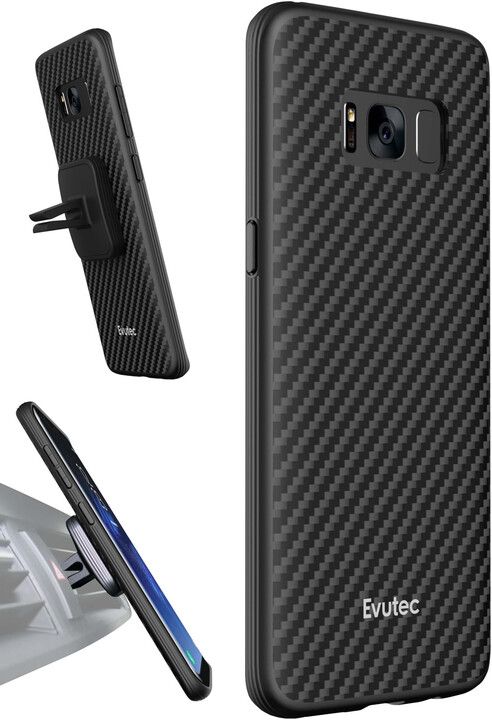 Evutec AER Karbon + AFIX vent mount pro Samsung Galaxy S8+_2114763718