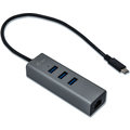 i-tec USB C Metal 3 port HUB Gigabit Ethernet 1x USB C na RJ-45 3x USB 3.0 LED_12040071