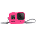 GoPro Sleeve + Lanyard (HERO8 Black) neonově růžový