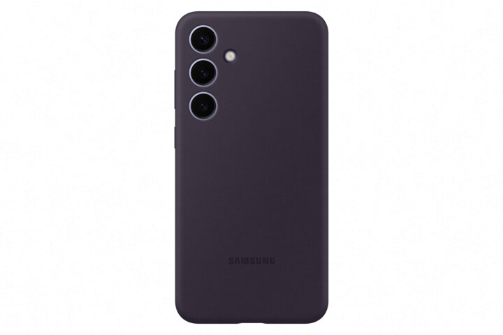 Samsung silikonový zadní kryt pro Galaxy S24+, tmavě fialová_1221811002