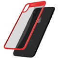 Mcdodo bumper zadní kryt pro Apple iPhone X/XS, červeno-čirá