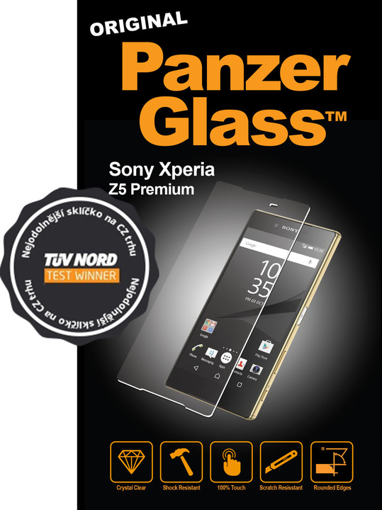 PanzerGlass ochranné sklo na displej pro Sony Xperia Z5 Prem.Front_379923568