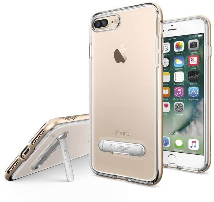 Spigen Crystal Hybrid pro iPhone 7 Plus, champagne gold_1637194435