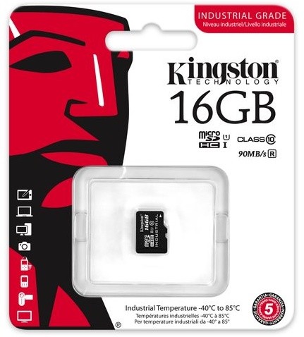 Kingston Industrial Micro SDHC 16GB Class 10 UHS-I_125173642