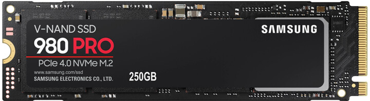 Samsung SSD 980 PRO, M.2 - 250GB