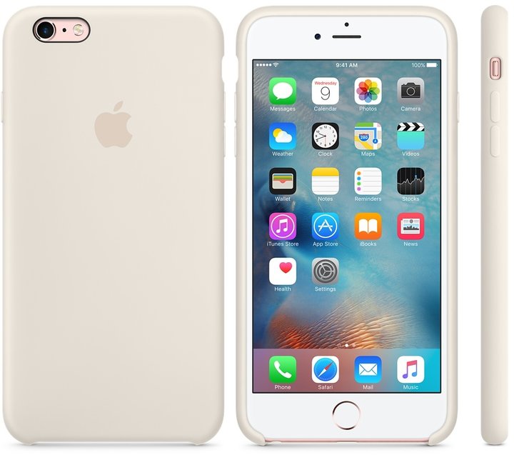 Apple iPhone 6s Plus Silicone Case, Antique bílá_935365450