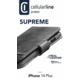 Cellularline prémiové kožené pouzdro typu kniha Supreme pro Apple iPhone 14 Plus, černá_1324026307