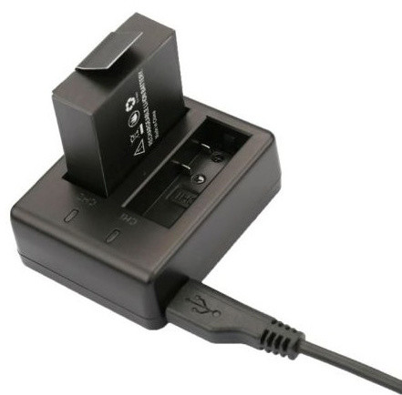 SJCAM Dual-Slot Battery Charger for SJ4000 SJ5000 M10_1498390510