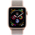 Apple Watch series 4, 44mm, pouzdro ze zlatého hliníku/růžový provlékací řemínek_1127830386