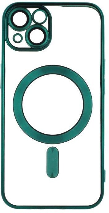 C.P.A. silikonové TPU pouzdro Mag Color Chrome pro iPhone 15 Plus, zelená_1459579099