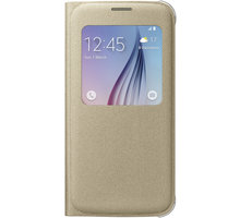 Samsung pouzdro S View EF-CG920B pro Galaxy S6 (G920), zlatá_57376958