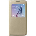 Samsung pouzdro S View EF-CG920B pro Galaxy S6 (G920), zlatá