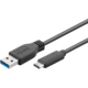 PremiumCord USB 3.1 konektor C/male - USB 3.0 konektor A/male, 1m_977519062