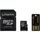 Kingston Micro SDXC 64GB Class 10 + SD adaptér + USB čtečka