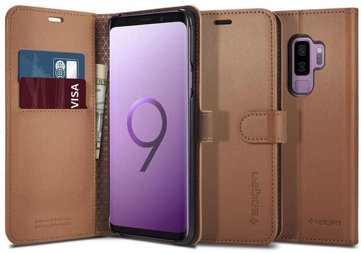 Spigen Wallet S pro Samsung Galaxy S9+, brown_240005648