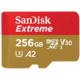 SanDisk Micro (SDXC) SanDisk Extreme 256GB 190MB/s UHS-I U3 + SD adaptér_2112774772