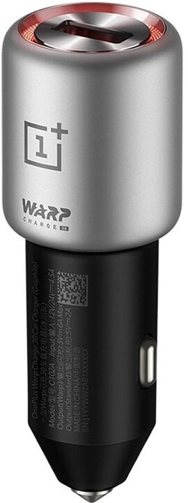 OnePlus nabíječka Warp Charge 30, do auta, černá_1716645808