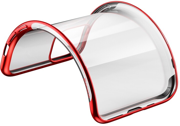 BASEUS Shining Series gelový ochranný kryt pro Apple iPhone 11 Pro Max, červená_1247552938