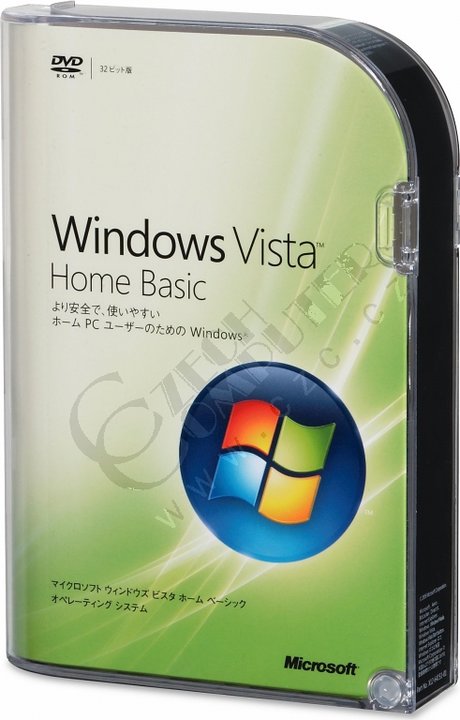 Microsoft Windows Vista Home BasicN CZ DVD_268969478