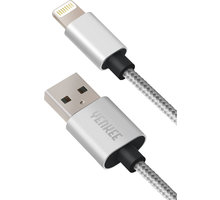 YENKEE YCU 601 SR USB / lightning kabel 1 m, bílá_1883238145