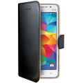 CELLY Wally pouzdro pro Samsung Galaxy Grand Prime, PU kůže, černá_1630574581