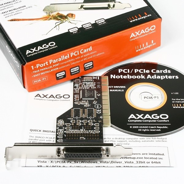 AXAGON PCI adapter 1x paralel port_346246600