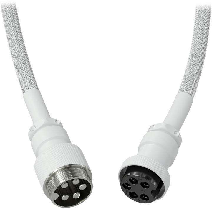 Glorious Coiled Cable, USB-C/USB-A, 1,37m, Ghost White_23005452