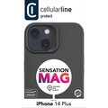 Cellularline zadní kryt Sensation s podporou MagSafe pro Apple iPhone 14 Plus, černá_165686197