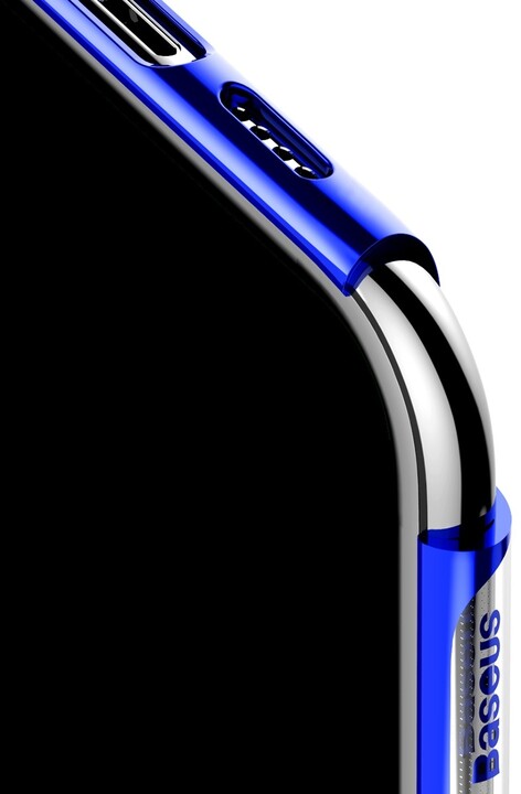 BASEUS Shining Series gelový ochranný kryt pro Apple iPhone 11 Pro Max, modrá_228223328