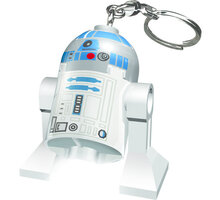 Klíčenka LEGO Star Wars - R2D2, svítící figurka LGL-KE21H