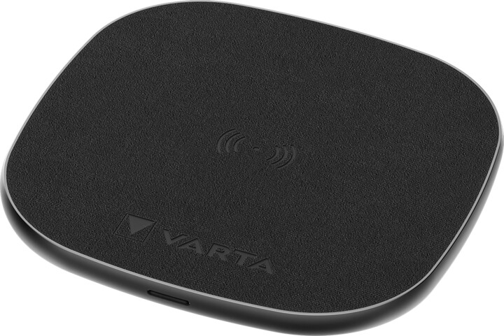VARTA bezdrátová nabíječka Wireless Charger Pro, 15W, černá_504271142