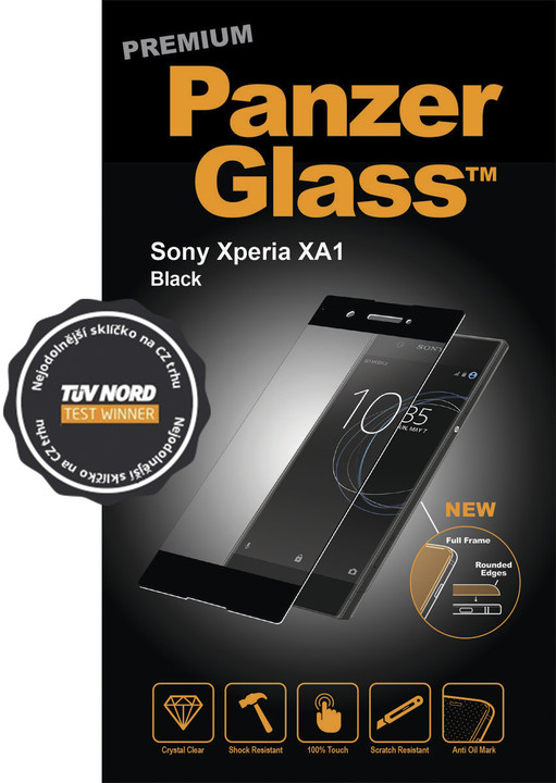 PanzerGlass Premium pro Sony Xperia XA1, černé_1107493876