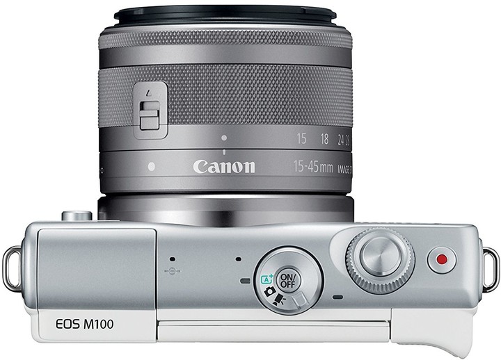 Canon EOS M100 + EF-M 15-45mm IS STM + EF-M 22mm STM, šedá_863302016