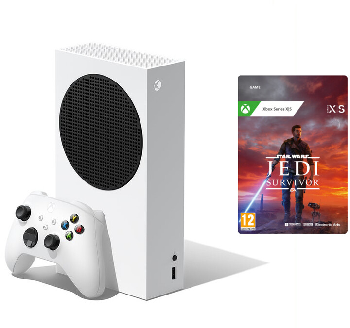 Xbox Series S, 512GB, bílá + Star Wars Jedi: Survivor_1385748258