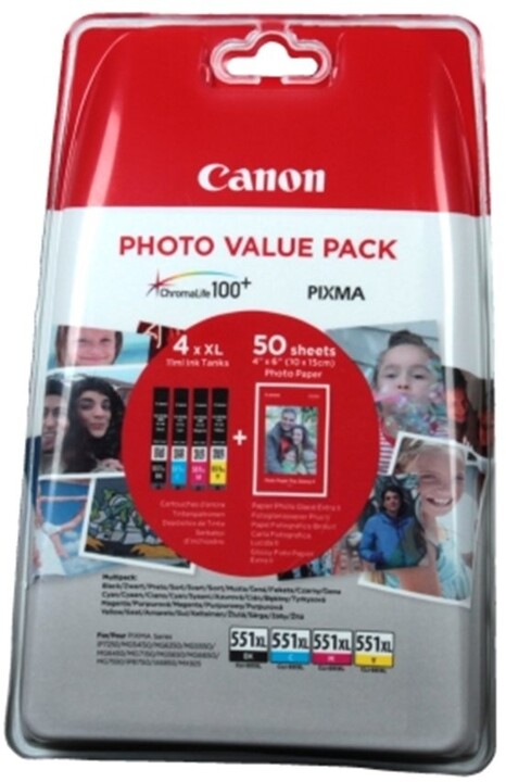 Canon CLI-551XL C/M/Y/BK Multi Pack_644829982