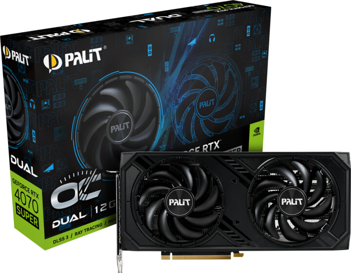 PALiT GeForce RTX 4070 Super Dual OC, 12GB GDDR6X_1395070992