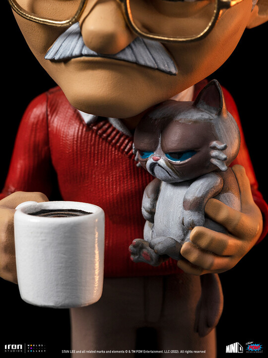 Figurka Mini Co. Marvel - Stan Lee with Grumpy Cat_467911486