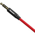BASEUS kabel audio Yiven Series, Jack 3.5mm, M/M, 1.5m, červená/černá_1627798373