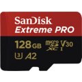 SanDisk Micro SDXC Extreme PRO 128GB 170 MB/s A2 UHS-I U3 V30 + SD adaptér_1319309956