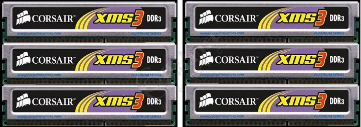 Corsair XMS3 12GB (6x2GB) DDR3 1333 (HX3X12G1333C9)_1863823176