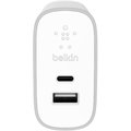 Belkin USB-C + USB-A 230V nabíječka 5V/3A,15W, bílá_1570831842