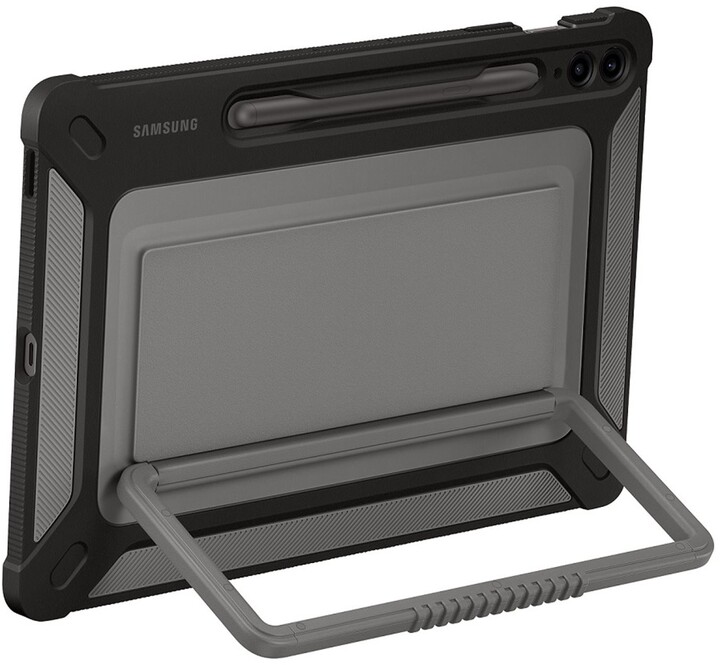 Samsung odolný zadní kryt pro Galaxy Tab S9 FE+, titanová_512584227
