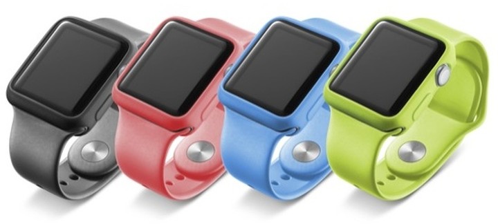 CellularLine ochranný rámeček pro Apple Watch 38mm, 4ks, různé barvy_1912105749