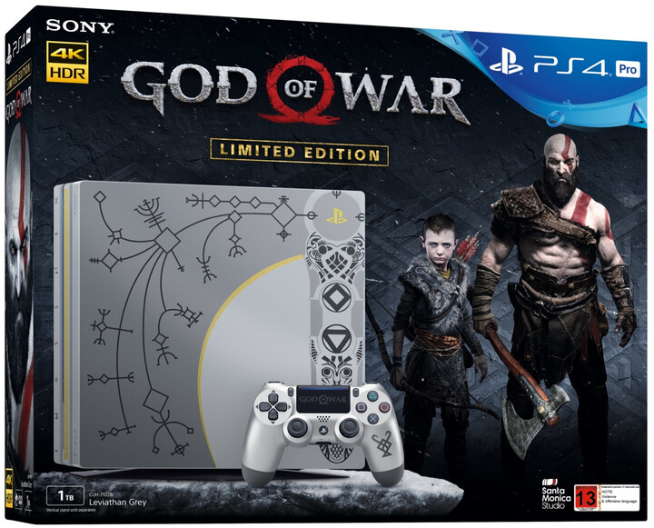 PlayStation 4 Pro, 1TB, God of War Limited Edition_1441140428