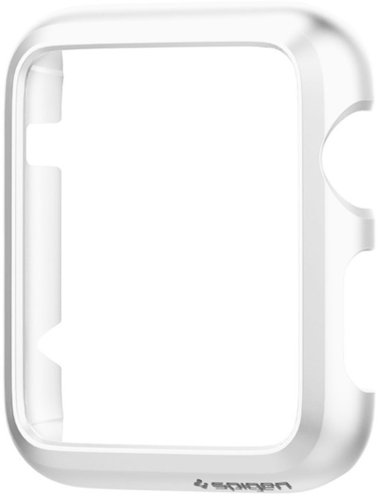 Spigen Thin Fit, smooth white - Apple Watch 38mm_2028137017