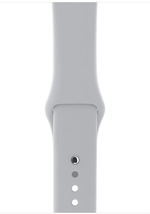 Apple Watch series 3 38mm pouzdro stříbrná/mlhově šedý řemínek_1382762021