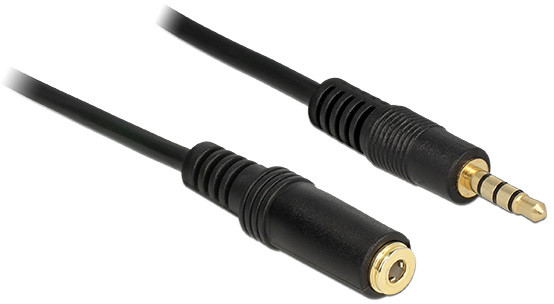 DeLock prodlužovací kabel Audio Stereo Jack 3.5 mm samec / samice IPhone 4 pin 0,5 m_251887571