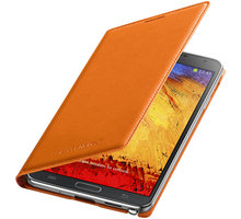 Samsung EF-WN900BO flip pouzdro pro Galaxy Note 3, oranžová_1986476684
